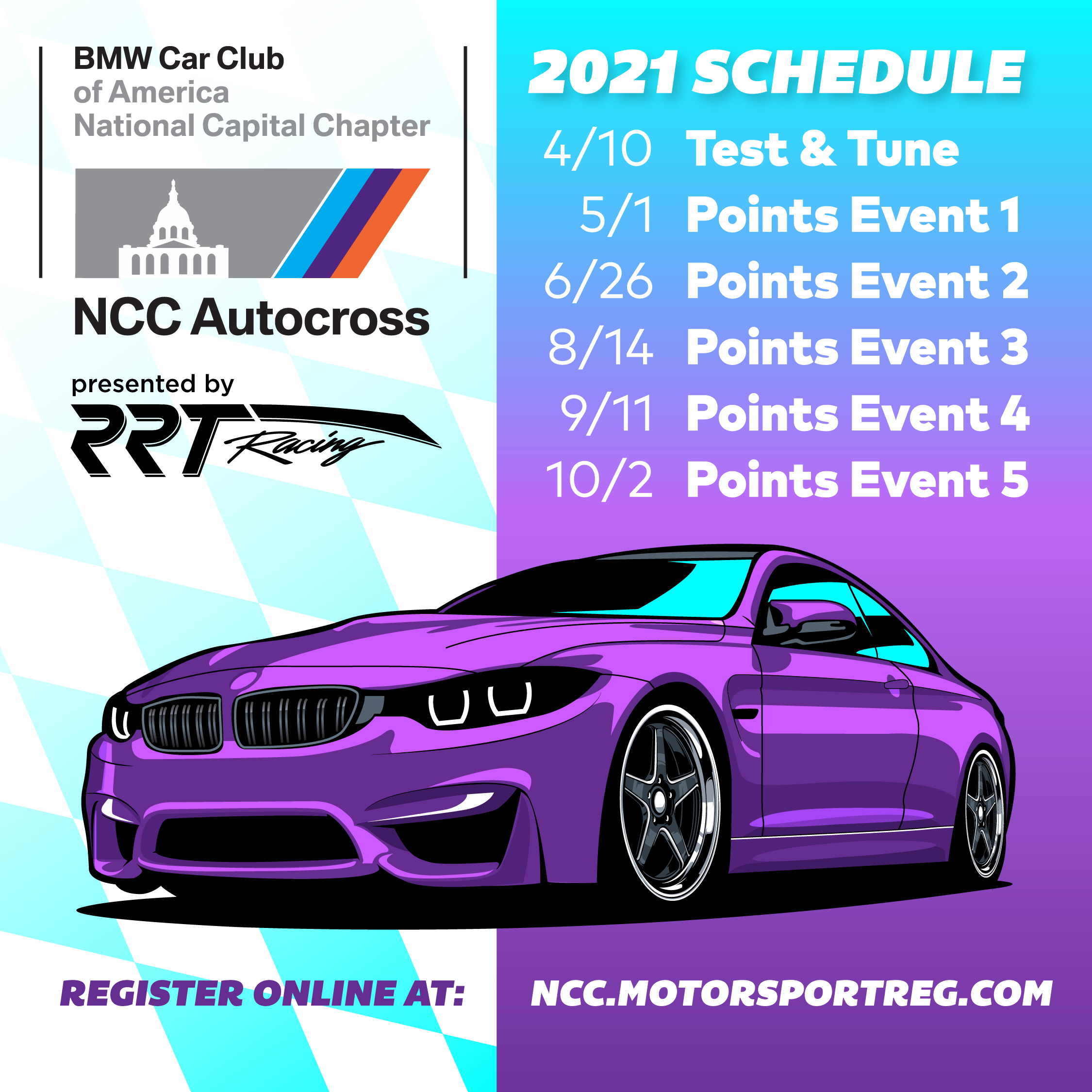 Bmw Car Club Of America National Capital Chapter Autocross